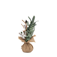 Gallery Interiors Mixed Pine & Cotton Mini Tree - Small