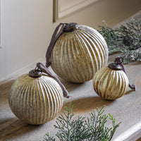 Gallery Interiors Mia Antique Gold Baubles (Set of 4) - Medium