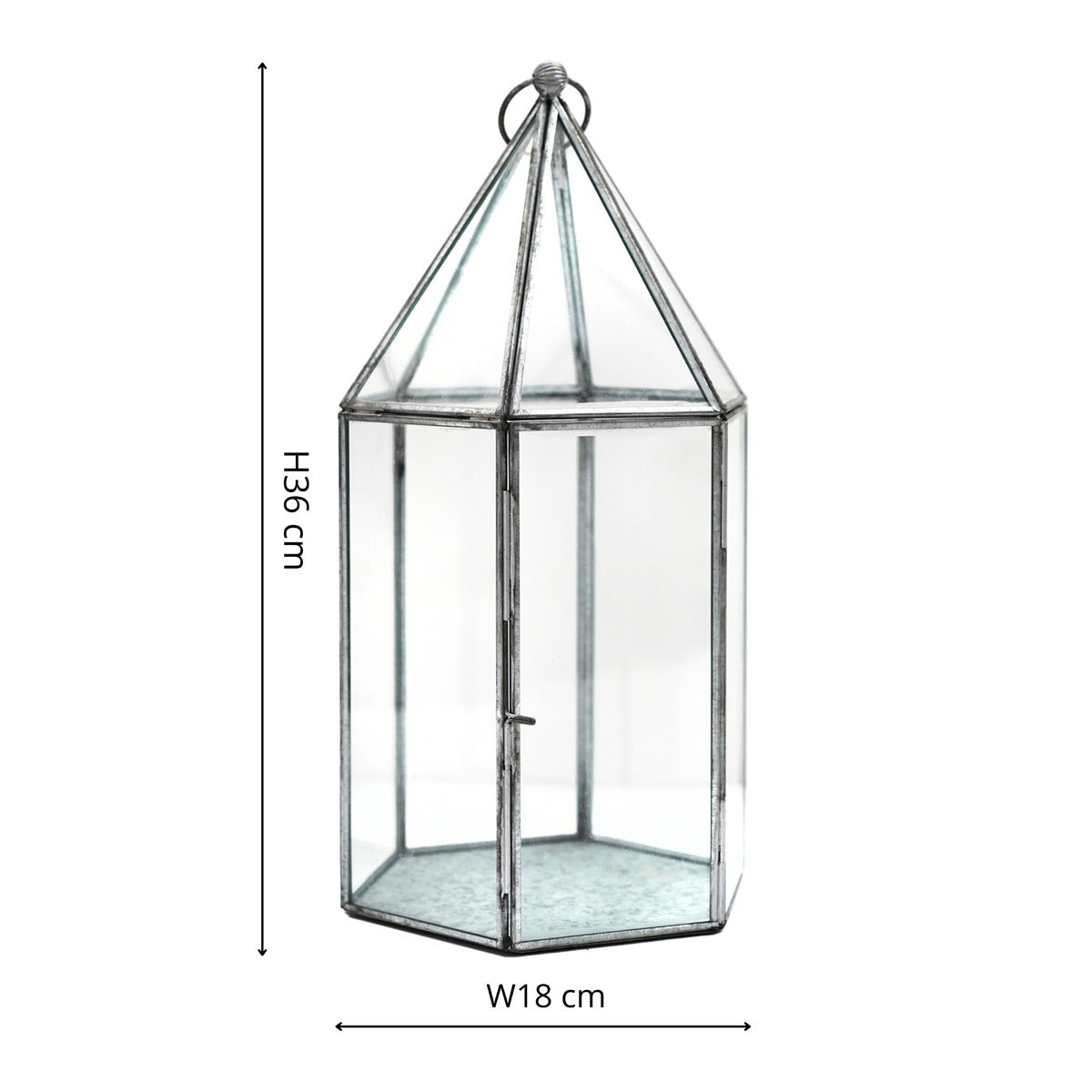 Ivyline Glasshouse Terrarium Galvanised