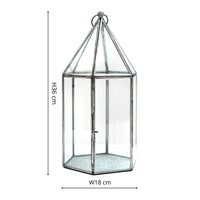 Ivyline Glasshouse Terrarium Galvanised