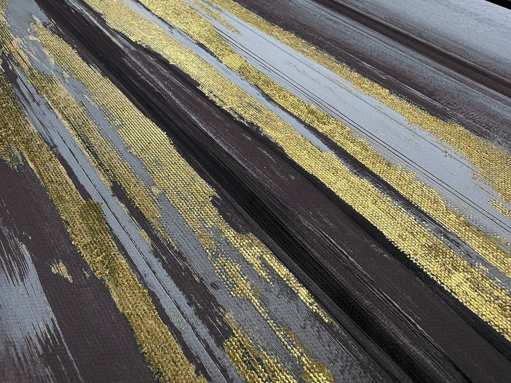 Midnight Lines I Framed Canvas