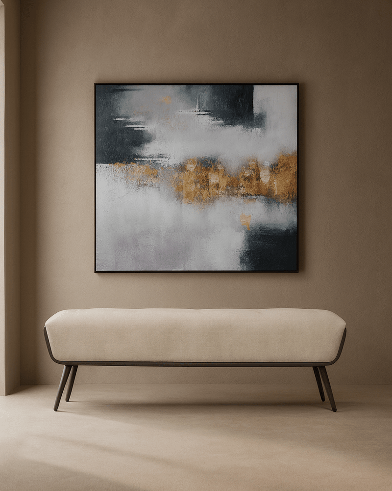 Gold Storm Oil Painting Tommy Franks 2