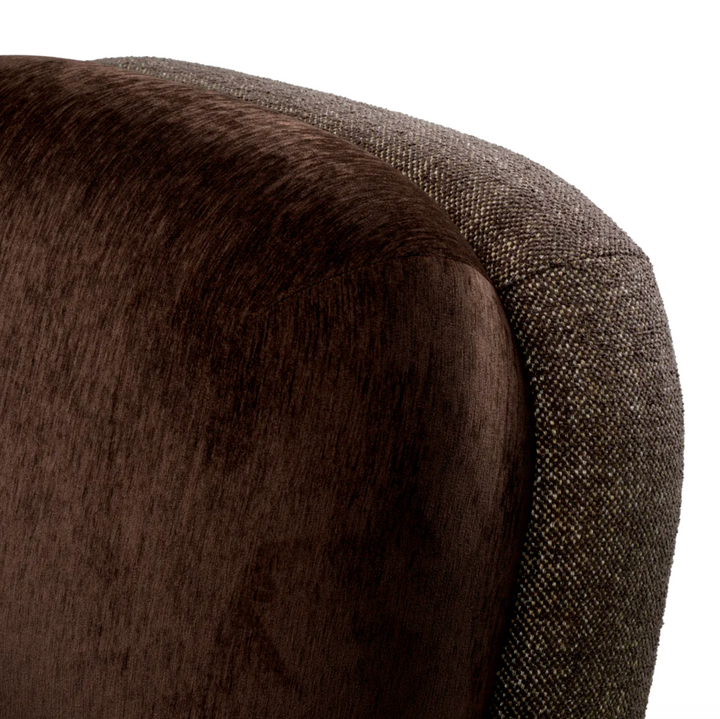 Galiano Mappa Burl Veneer Swivel Chair