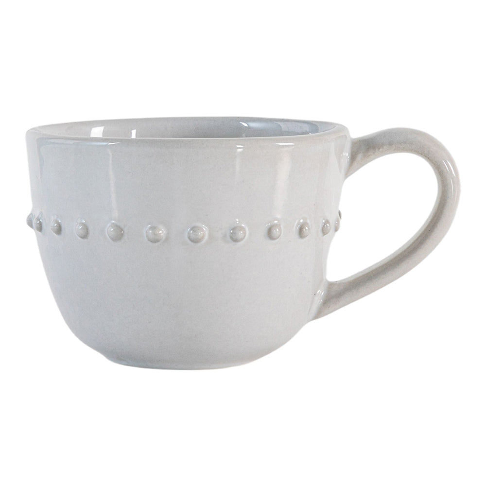 Set of 4 Alon Organic Beaded Mug White | Outlet