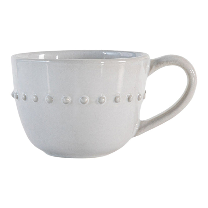 Set of 4 Alon Organic Beaded Mug White | Outlet