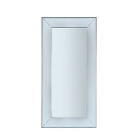 Gallery Interiors Vasto Full Length Floor Mirror in Silver