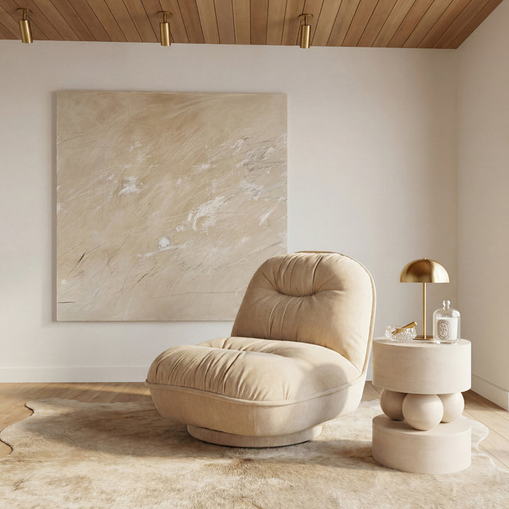 Grace Swivel Chair - Natural