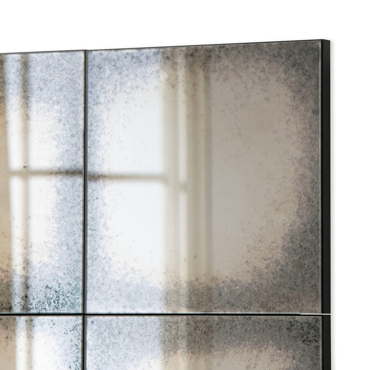 Greenwich Antiqued Panelled Wall Mirror Yearn Mirrors 3