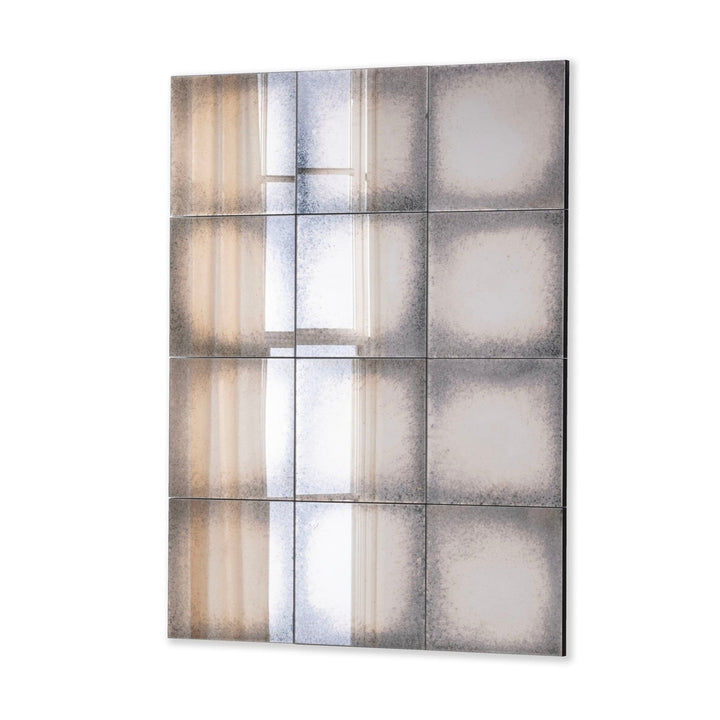 Greenwich Antiqued Panelled Wall Mirror Yearn Mirrors 1