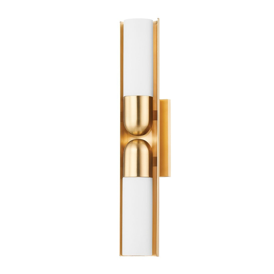 Paolo 2 Light Wall Sconce - Aged Brass Hudson Valley Lighting 1