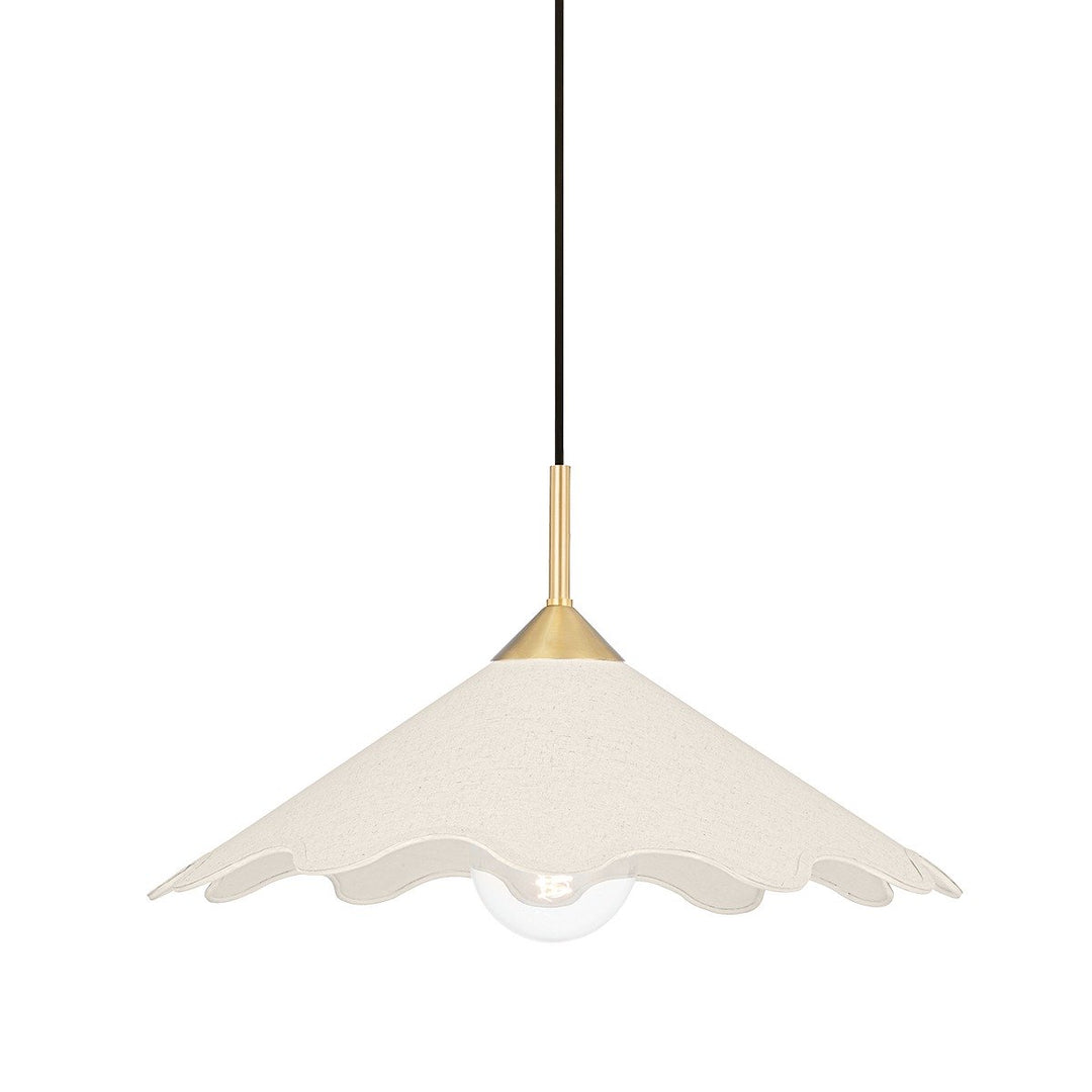 Sodsai 1 Light Pendant Light - Aged Brass Hudson Valley Lighting 1