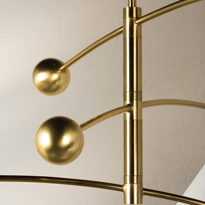 Birdie 3 Light Chandelier - Aged Brass Hudson Valley Lighting 4