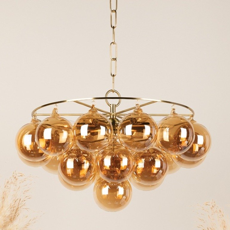Mimi 6 Light Chandelier - Aged Brass Hudson Valley Lighting 2
