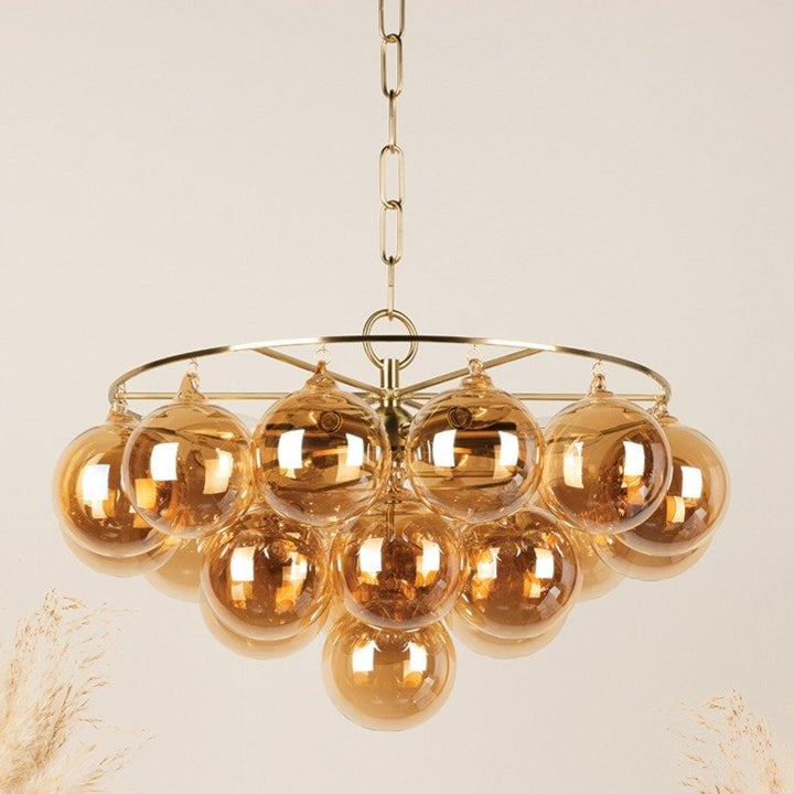 Mimi 6 Light Chandelier - Aged Brass Hudson Valley Lighting 2