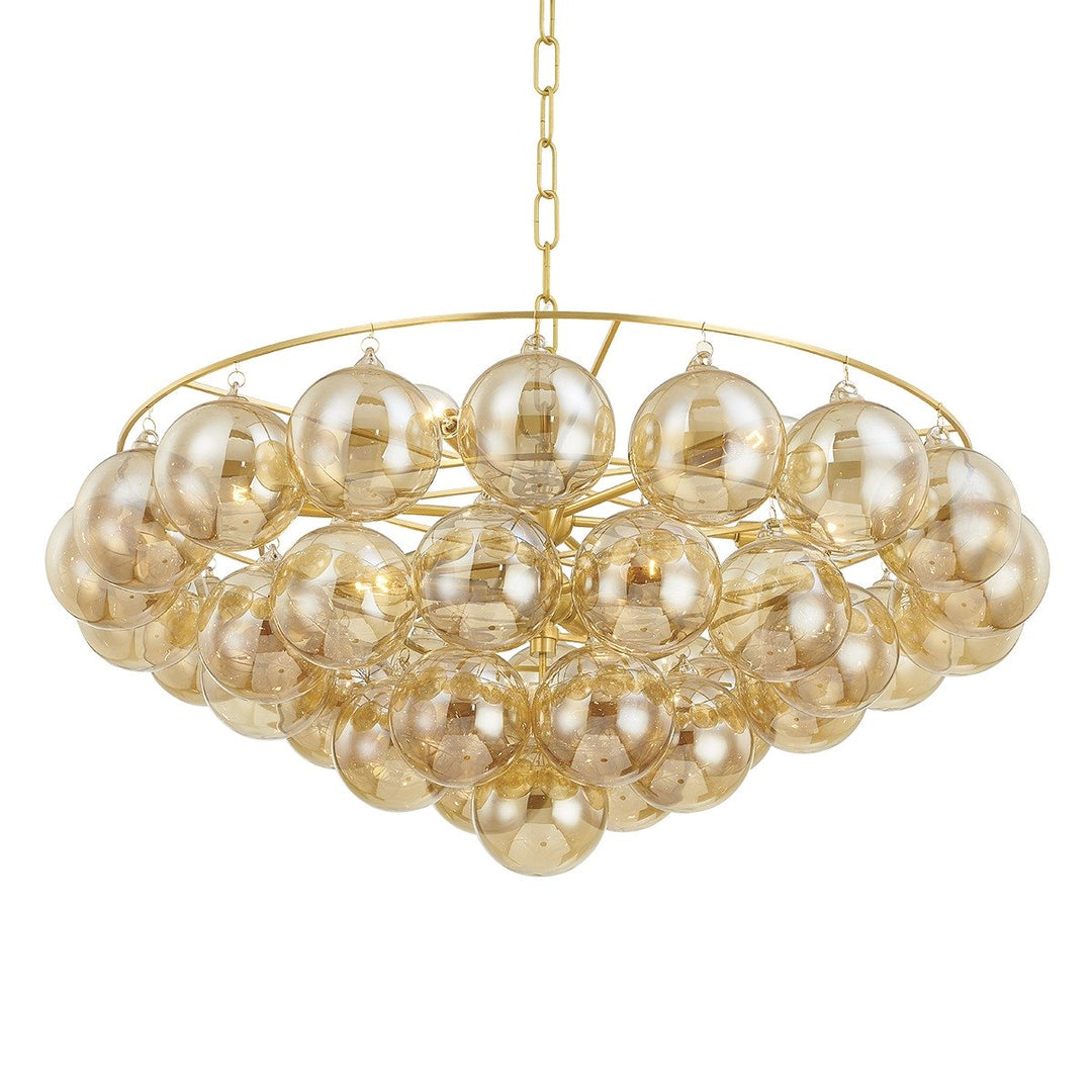 Mimi 9 Light Chandelier - Aged Brass Hudson Valley Lighting 1