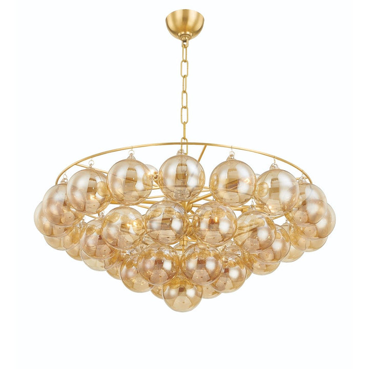 Mimi 9 Light Chandelier - Aged Brass Hudson Valley Lighting 2