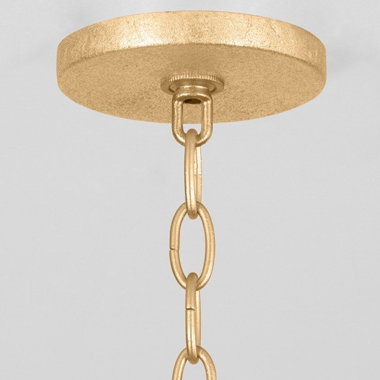 Emily 5 Light Chandelier - Gold Leaf Hudson Valley Lighting 3