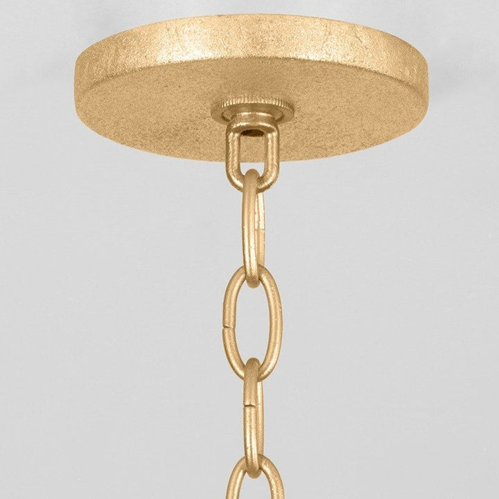 Emily 5 Light Chandelier - Gold Leaf Hudson Valley Lighting 3