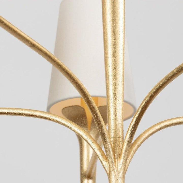 Emily 5 Light Chandelier - Gold Leaf Hudson Valley Lighting 5