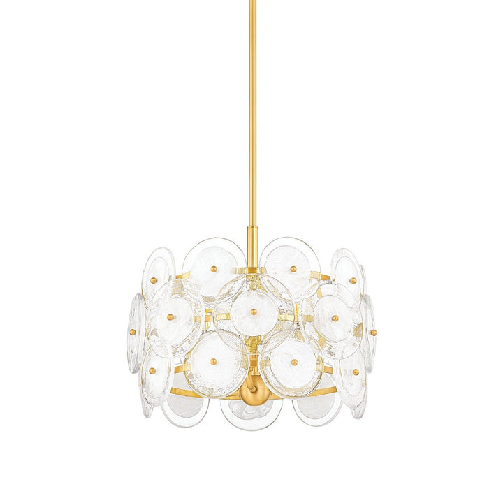 Zoella 3 Light Pendant Light - Aged Brass Hudson Valley Lighting 3