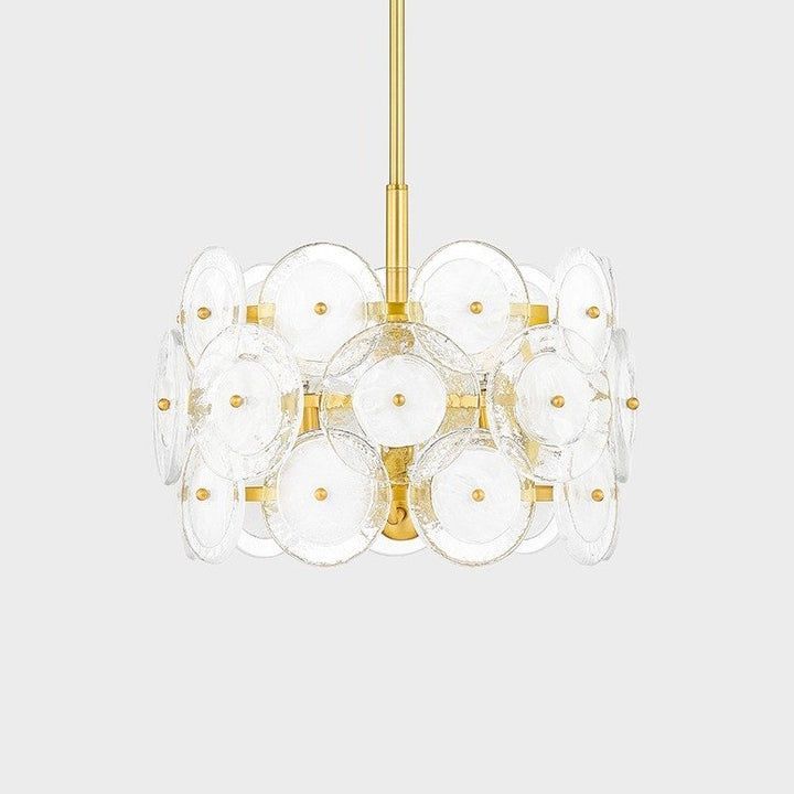 Zoella 3 Light Pendant Light - Aged Brass Hudson Valley Lighting 4