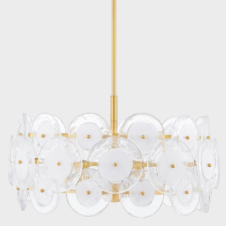 Zoella 5 Light Chandelier - Aged Brass Hudson Valley Lighting 3