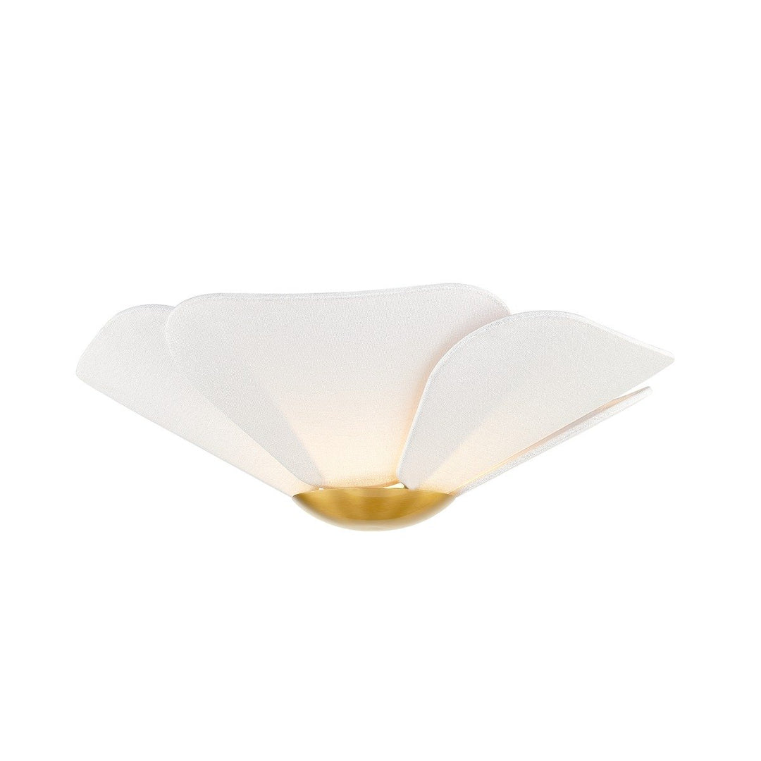 Madeline 1 Light Flush Mount - Aged Brass Hudson Valley Lighting 1