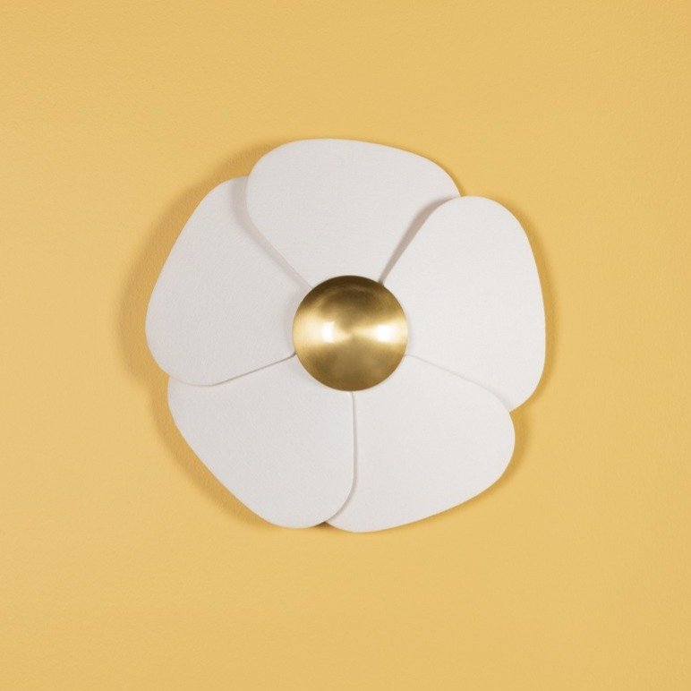 Madeline 1 Light Flush Mount - Aged Brass Hudson Valley Lighting 3
