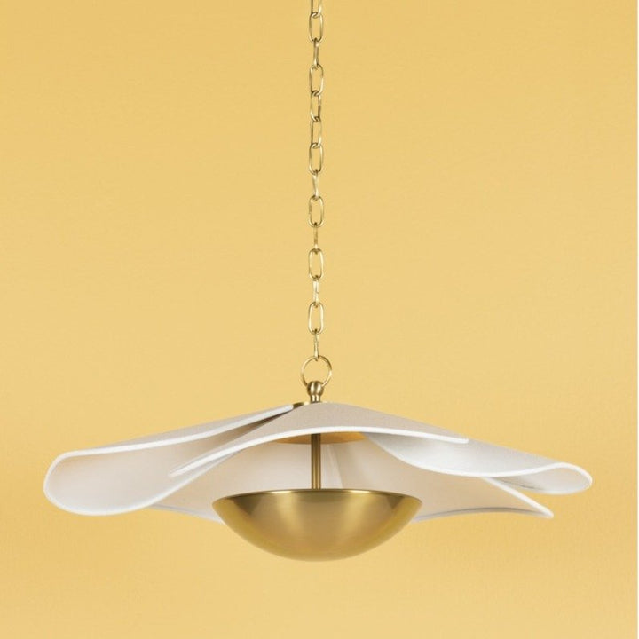 Madeline 1 Light Pendant Light - Aged Brass Hudson Valley Lighting 3