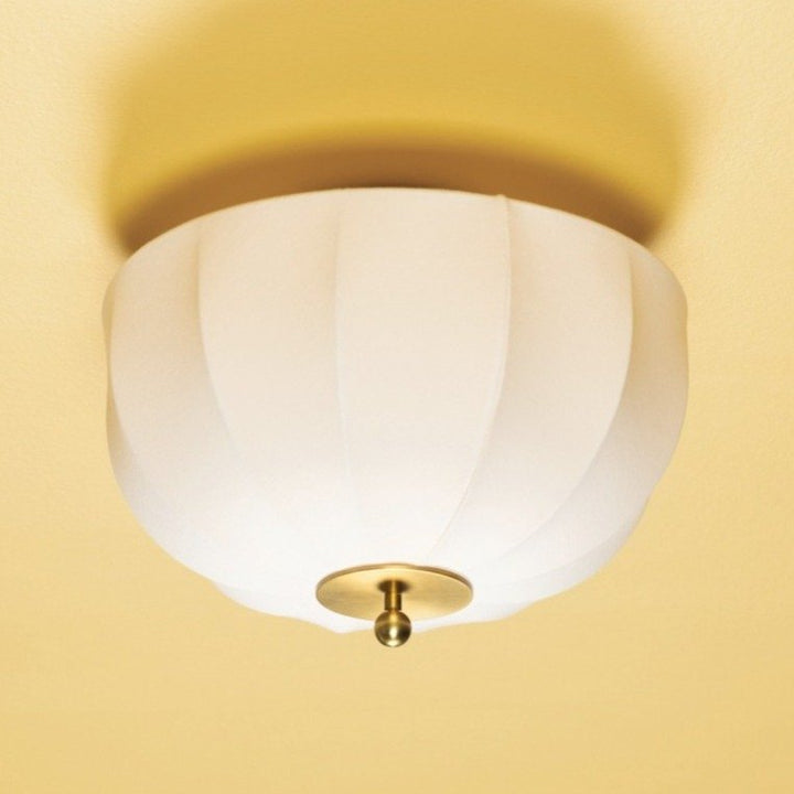 Meshelle 1 Light Flush Mount - Aged Brass Hudson Valley Lighting 3