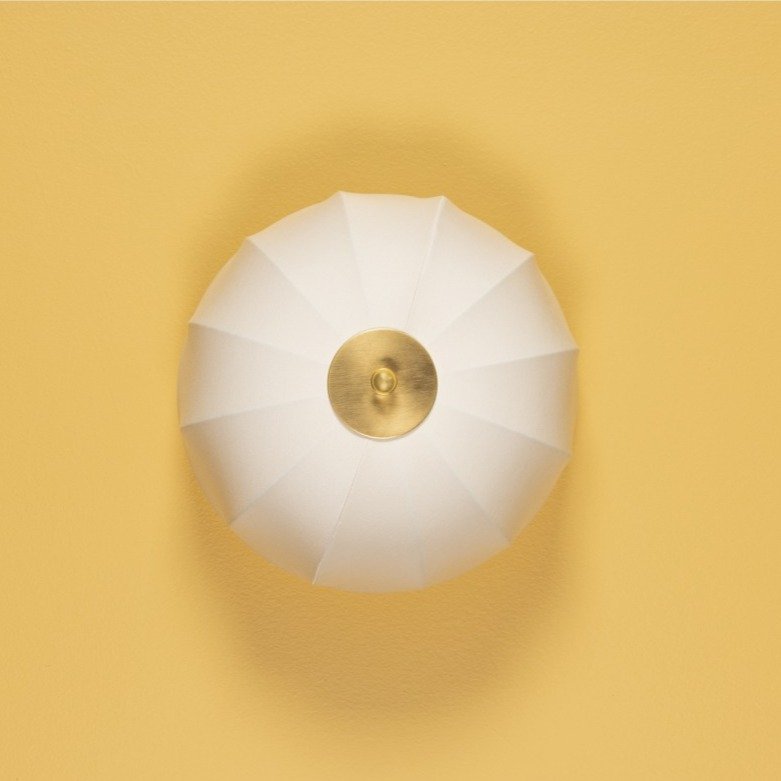 Meshelle 1 Light Flush Mount - Aged Brass Hudson Valley Lighting 4