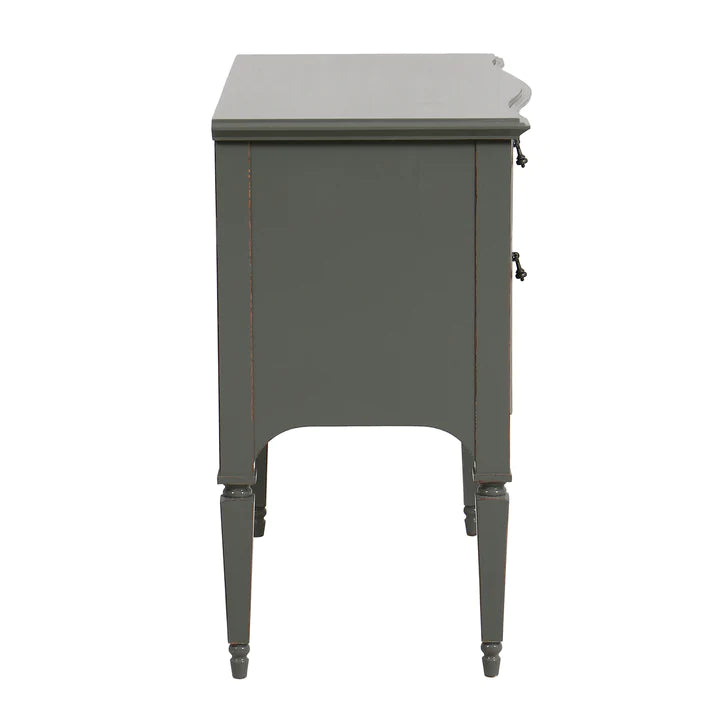  MindyBrown-Mindy Brownes Camille Two Drawer Chest in Grey Green-Grey  429 