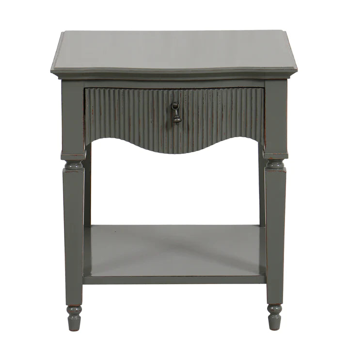 Mindy Brownes Camille Side Table in Grey Green