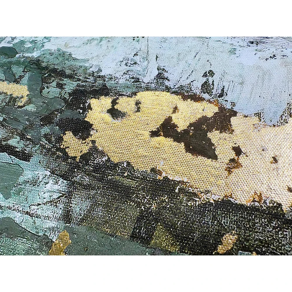 Hillside Framed Canvas - Green