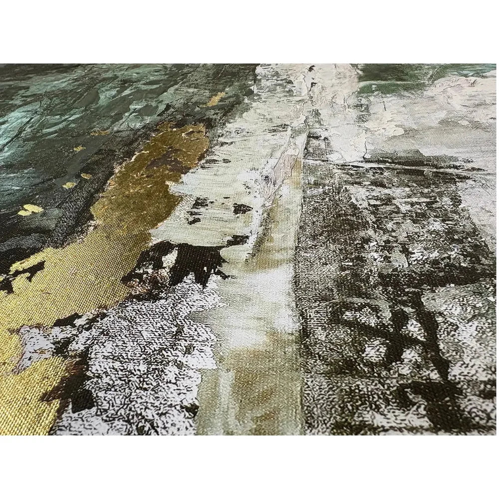 Hillside Framed Canvas - Green