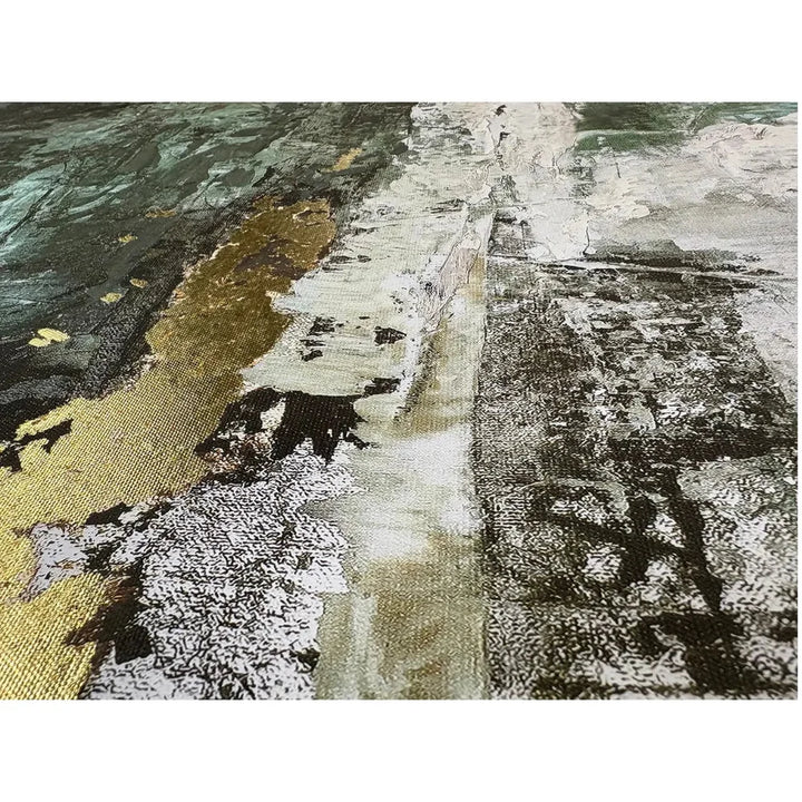 Hillside Framed Canvas - Green