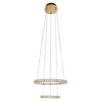 Richmond Interiors Alba Pendant Lamp in Brushed Gold