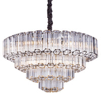 Richmond Interiors Bece Nickel Chrome Chandelier