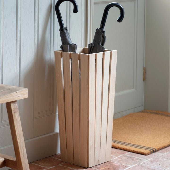 Hambledon Umbrella Stand - Oak Garden Trading 2