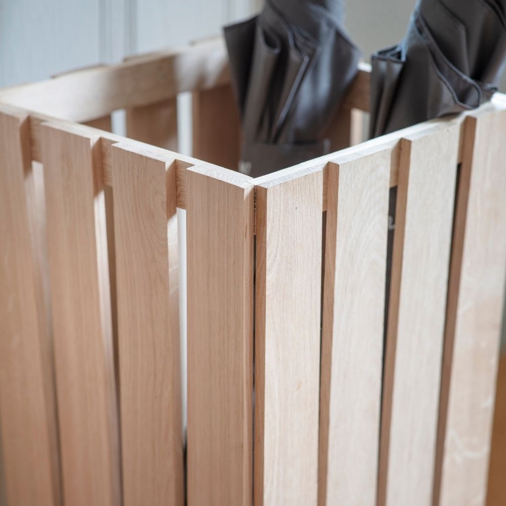 Hambledon Umbrella Stand - Oak Garden Trading 3