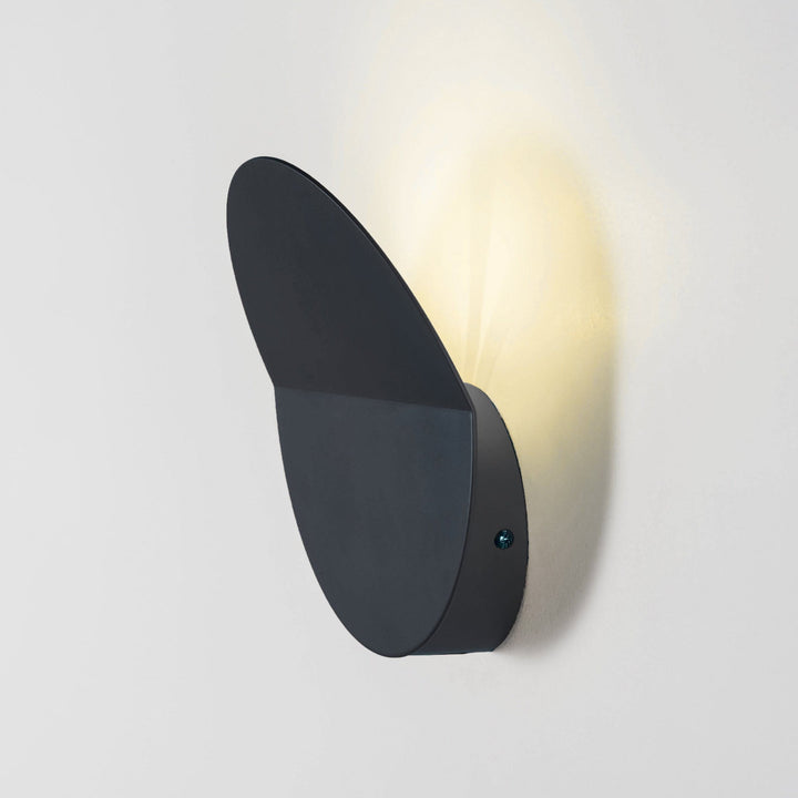 Round Diffused Wall Light - Charcoal houseof 3