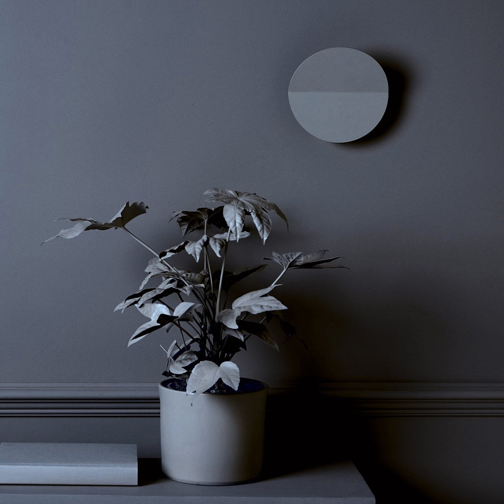 Round Diffused Wall Light - Charcoal houseof 2