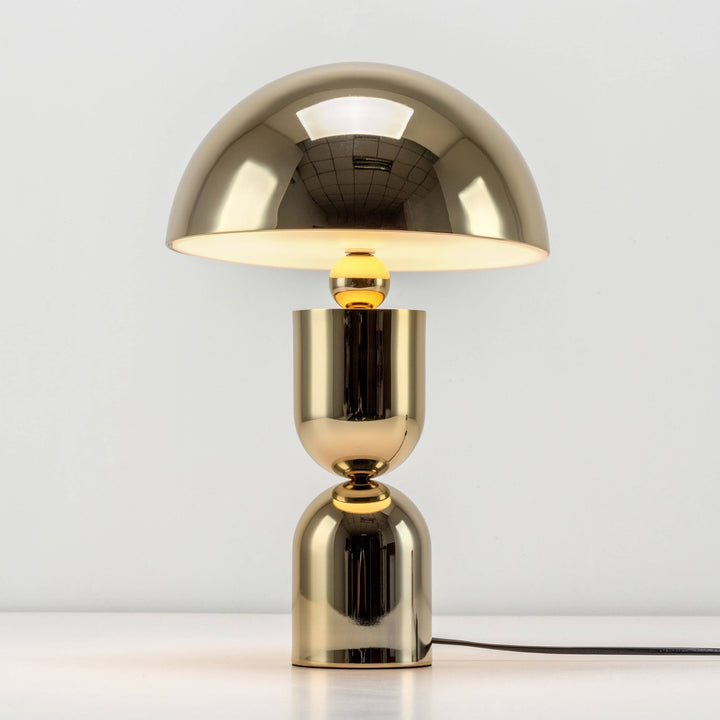 Mushroom Table Lamp - Brass houseof 2