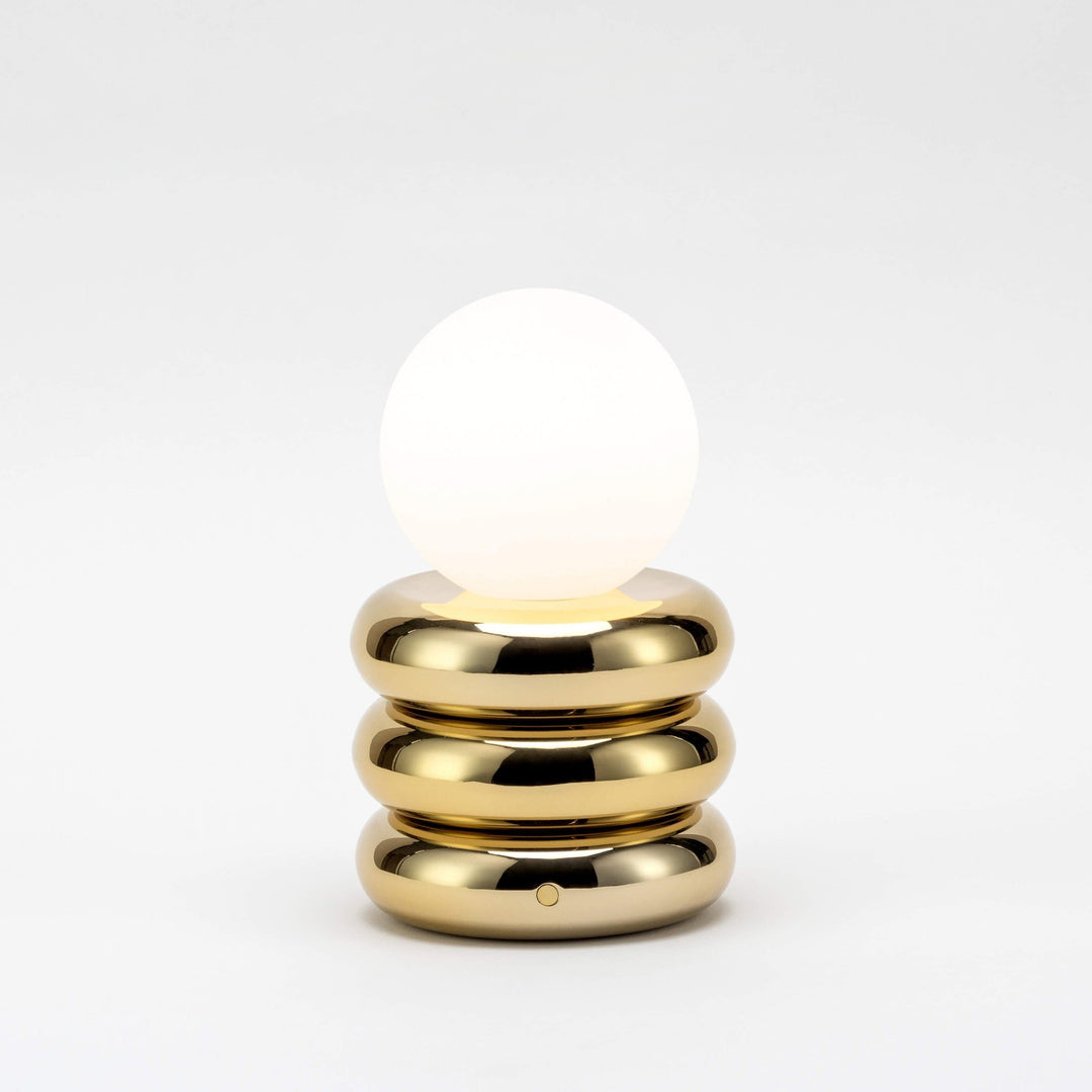 Tube Rechargable Table Lamp - Brass houseof 2