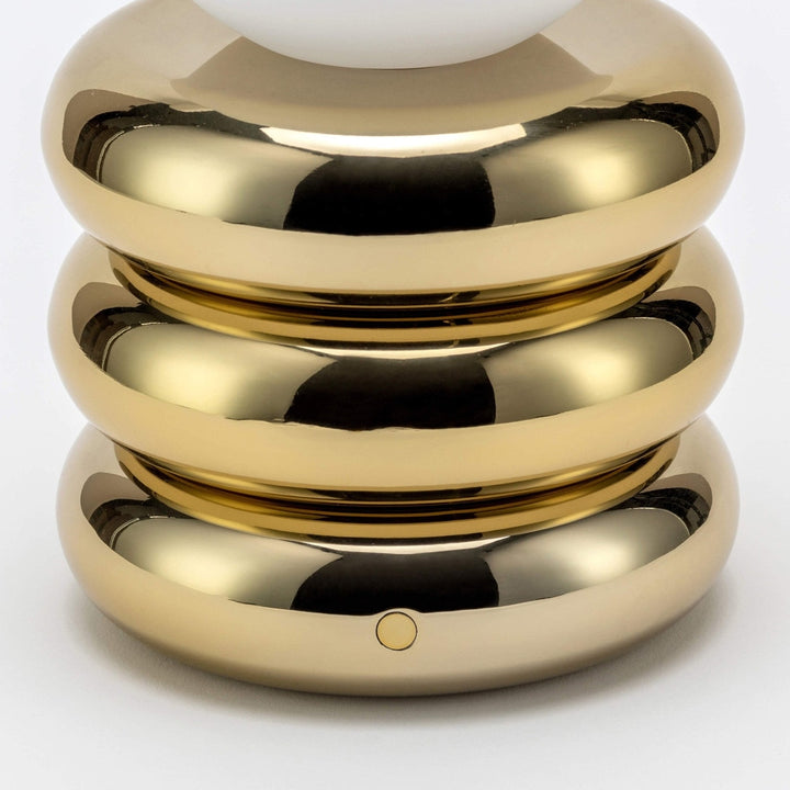 Tube Rechargable Table Lamp - Brass houseof 4