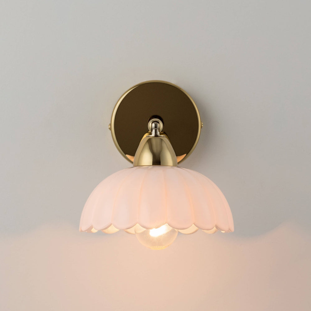 Flower Sconce Wall Light - White houseof 2