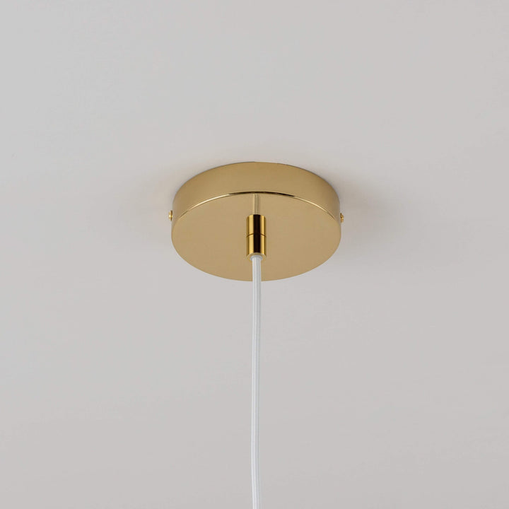 Flower Glass Pendant Ceiling Light - White houseof 4