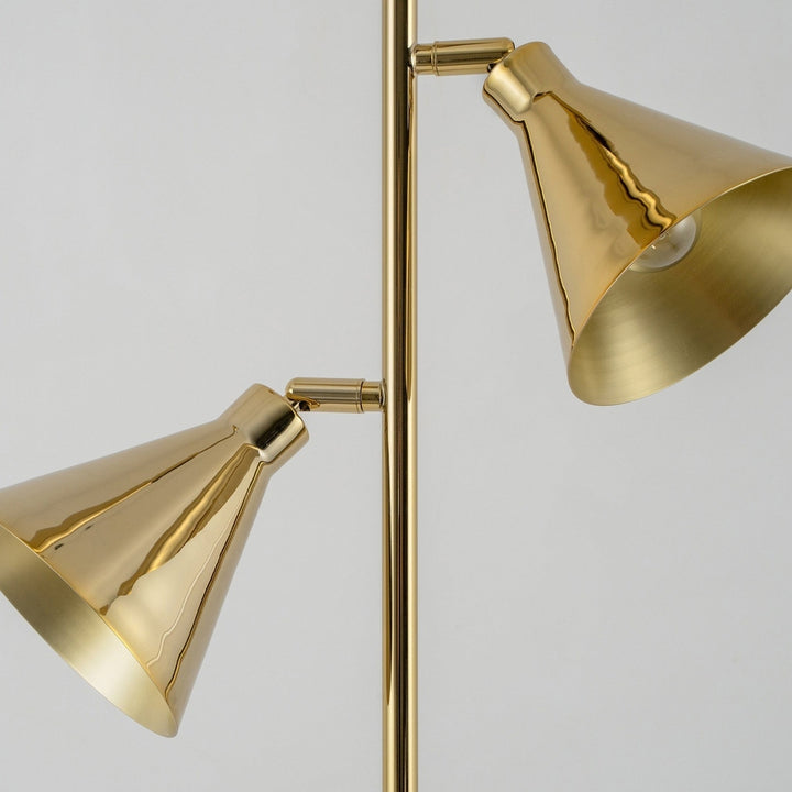 Cone Floor Lamp - Brass houseof 3