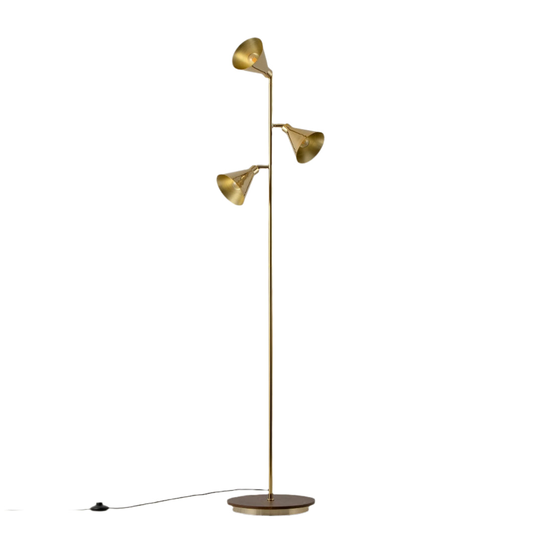 Cone Floor Lamp - Brass houseof 1