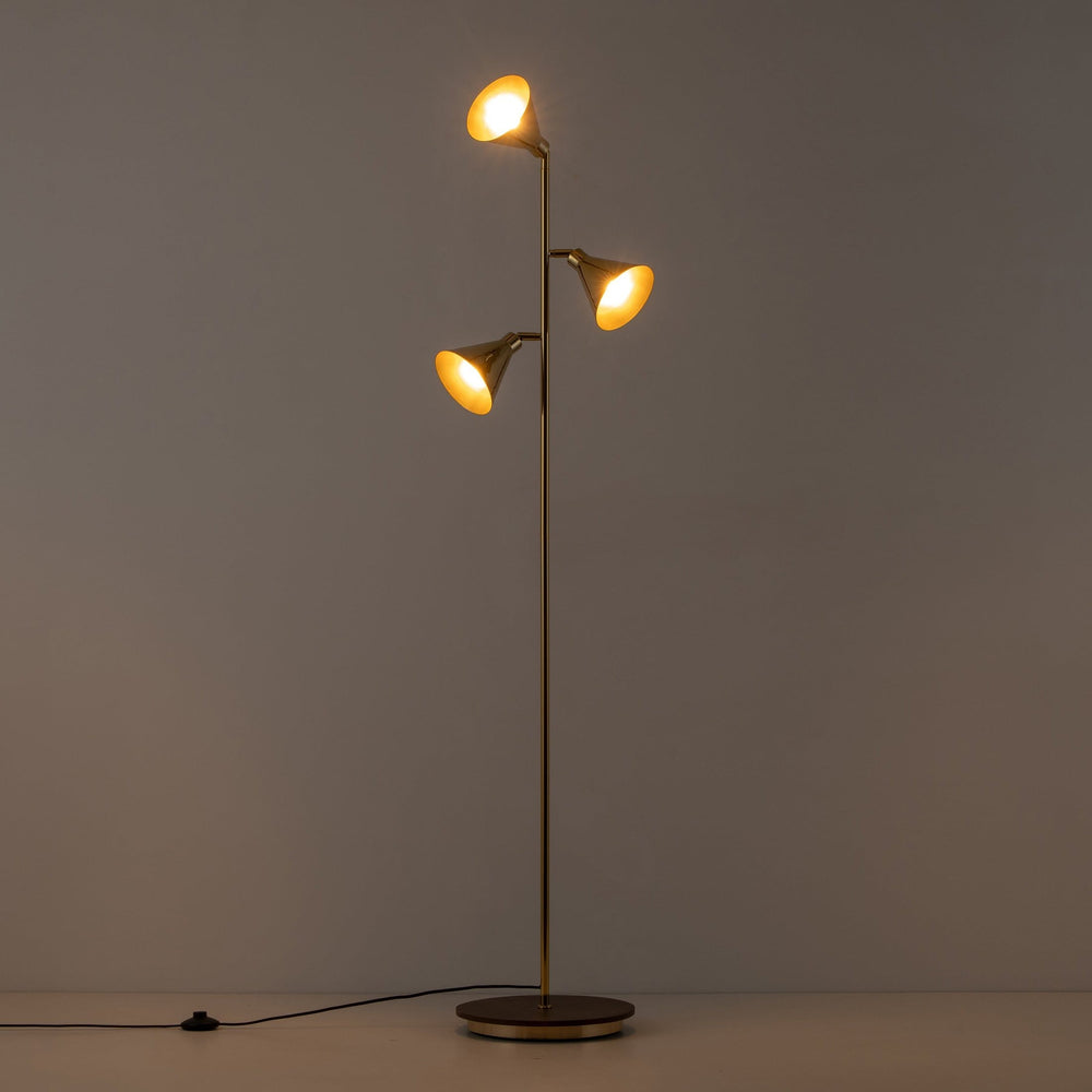 Cone Floor Lamp - Brass houseof 2